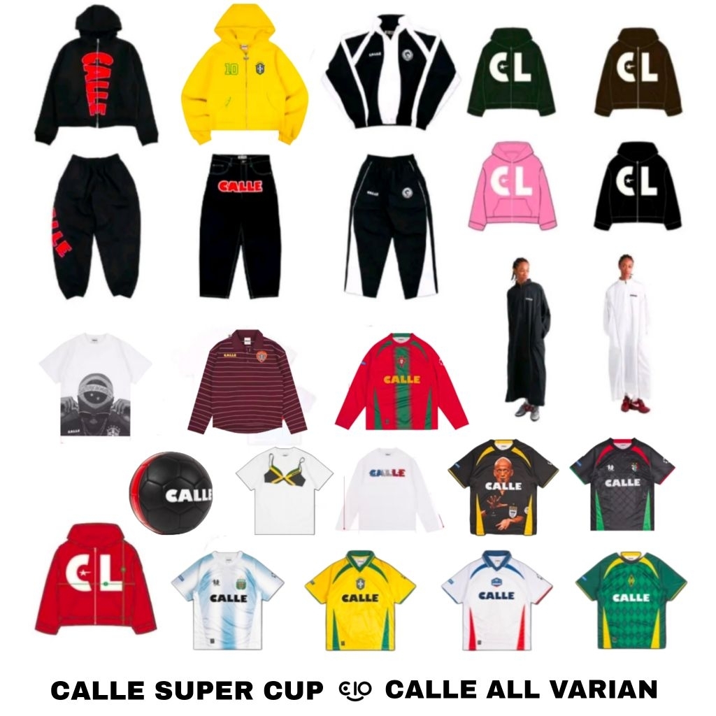 Calle de larache Zip Hoodie Pink/ Calle Sport jersey & Zip Hoodie / Black / Drak Green / Cofee Zip u