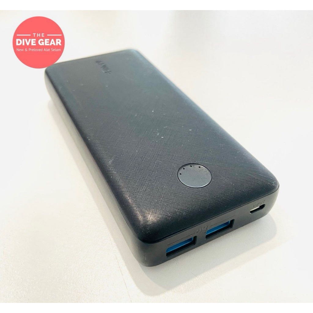PowerBank Anker PowerCore Select 20000 mAh Black - A1363 - Hitam