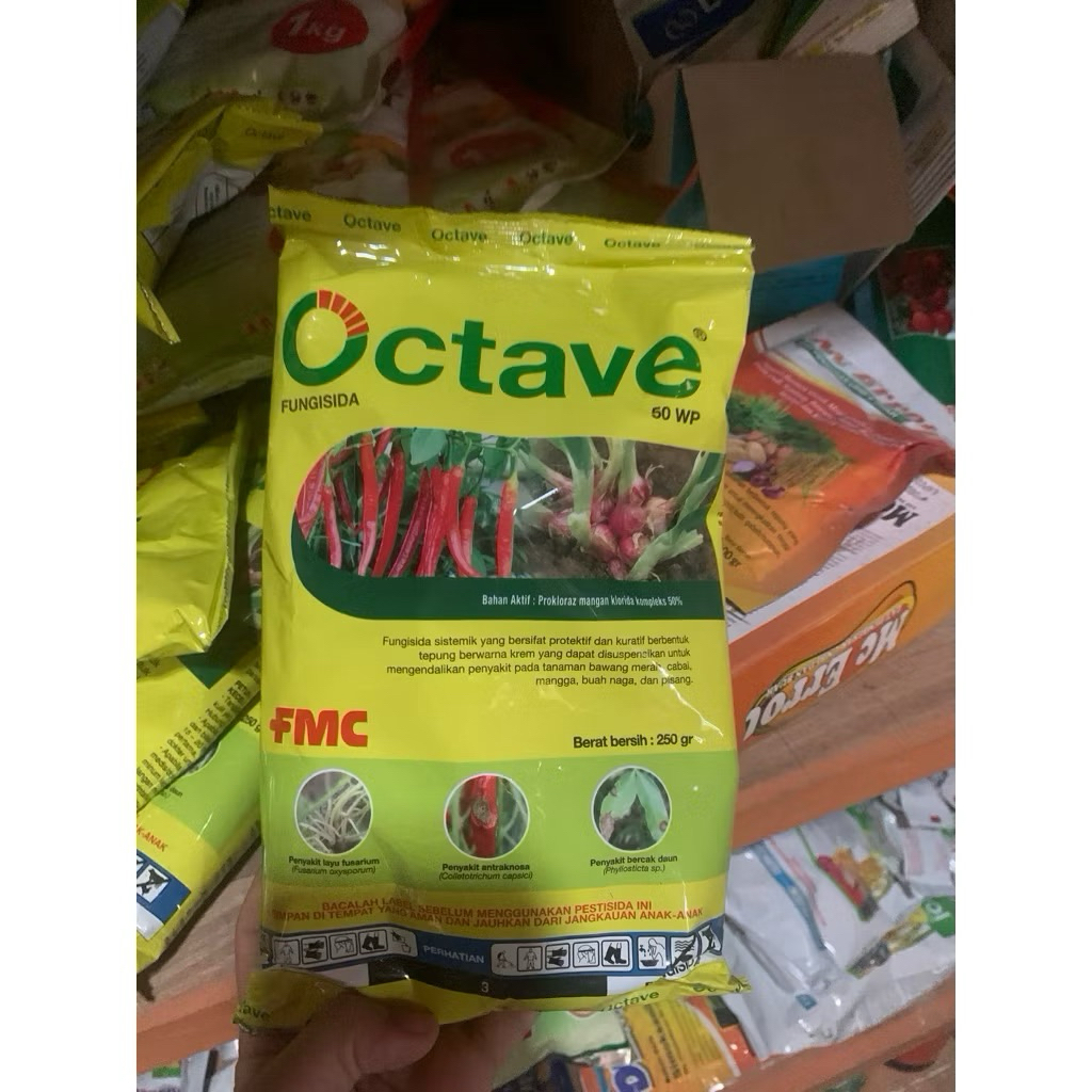 Oktave 50 WP 250 gram fungisida moler pada bawang