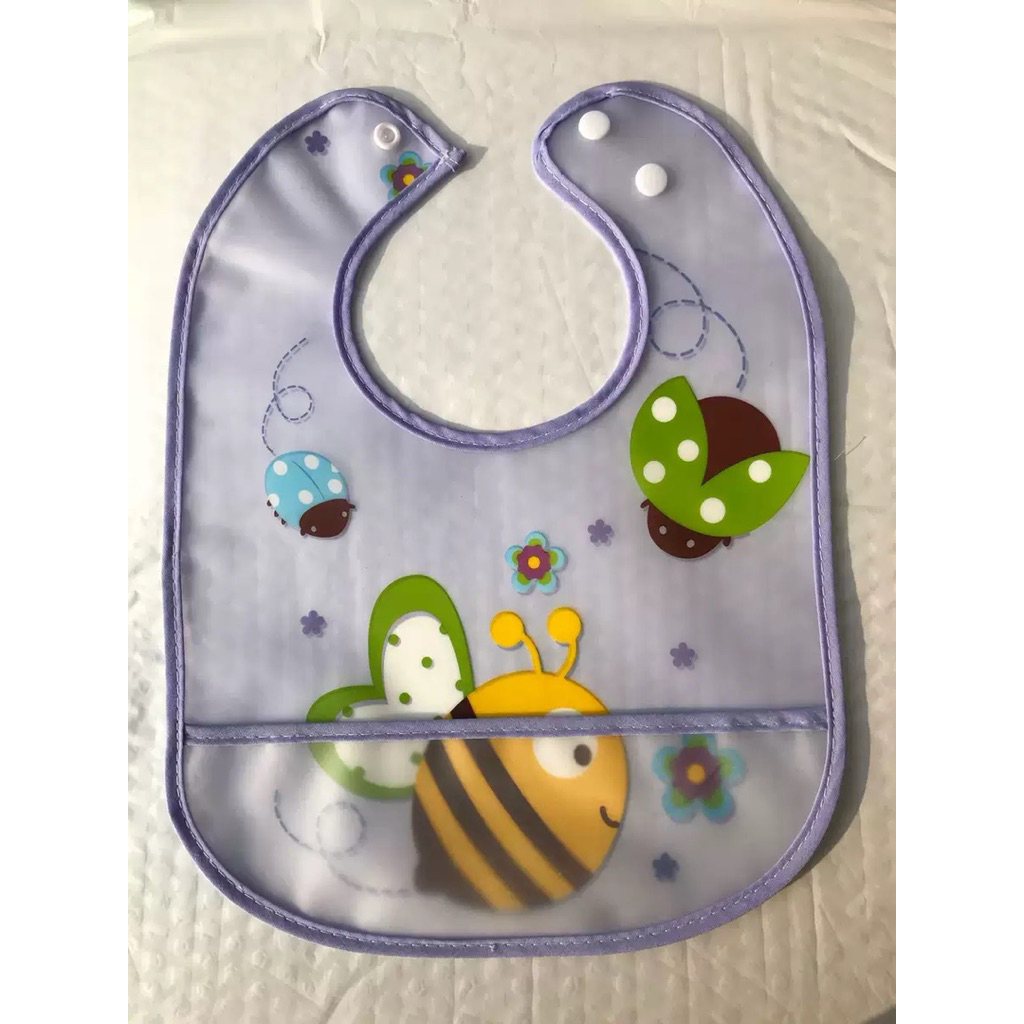 Sale (N-001) Slabber Bayi Waterproof Celemek Bayi Murah Bib Bayi Import Celemek Bayi Anti Muntah Bib