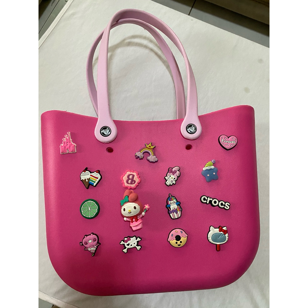 Preloved - Crocs Bag Pink