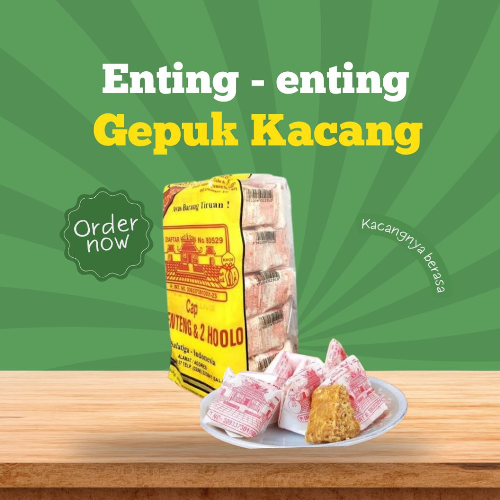 Enting enting Gepuk Kacang