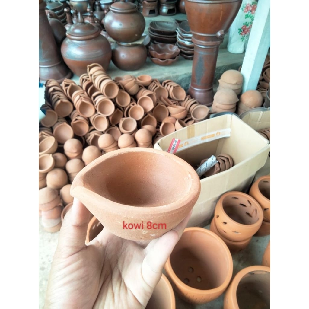 KOWI LEBUR LOGAM PERAK EMAS DM8CM