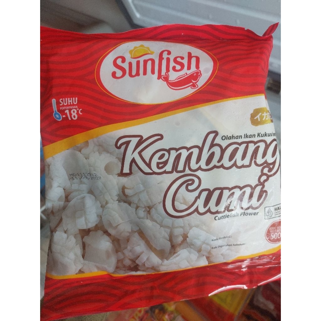 kembang cumi sunfish