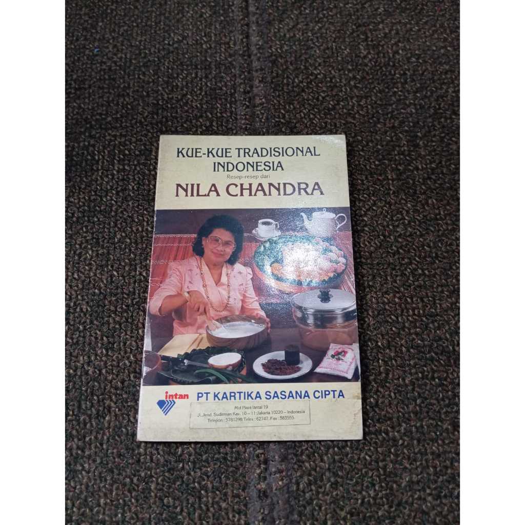 Buku Resep Kue Tradisional Indonesia Nila Chandra 1980