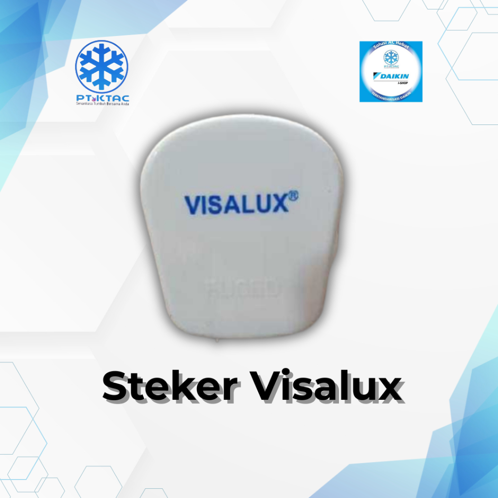 STEKER VISALUX KAKI 3 / STEKER FUSED 13A / COLOKAN LISTRIK VISALUX