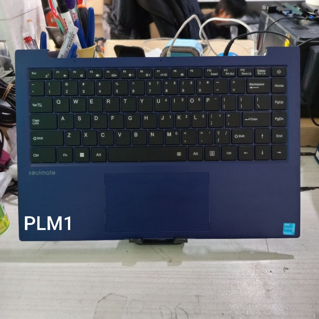 [BIRU] Palmrest keyboard Advan Soulmate 1405 copotan unit[SECOND-100%ORIGINAL]