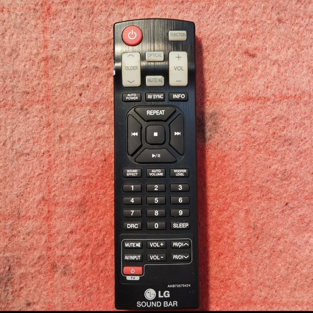Remote Control SOUND BAR LG AKB73575424 Original