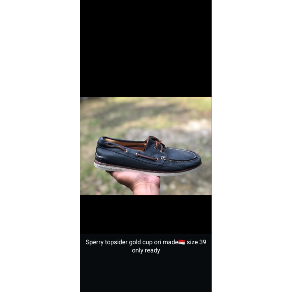 sepatu sperry topsider original 39