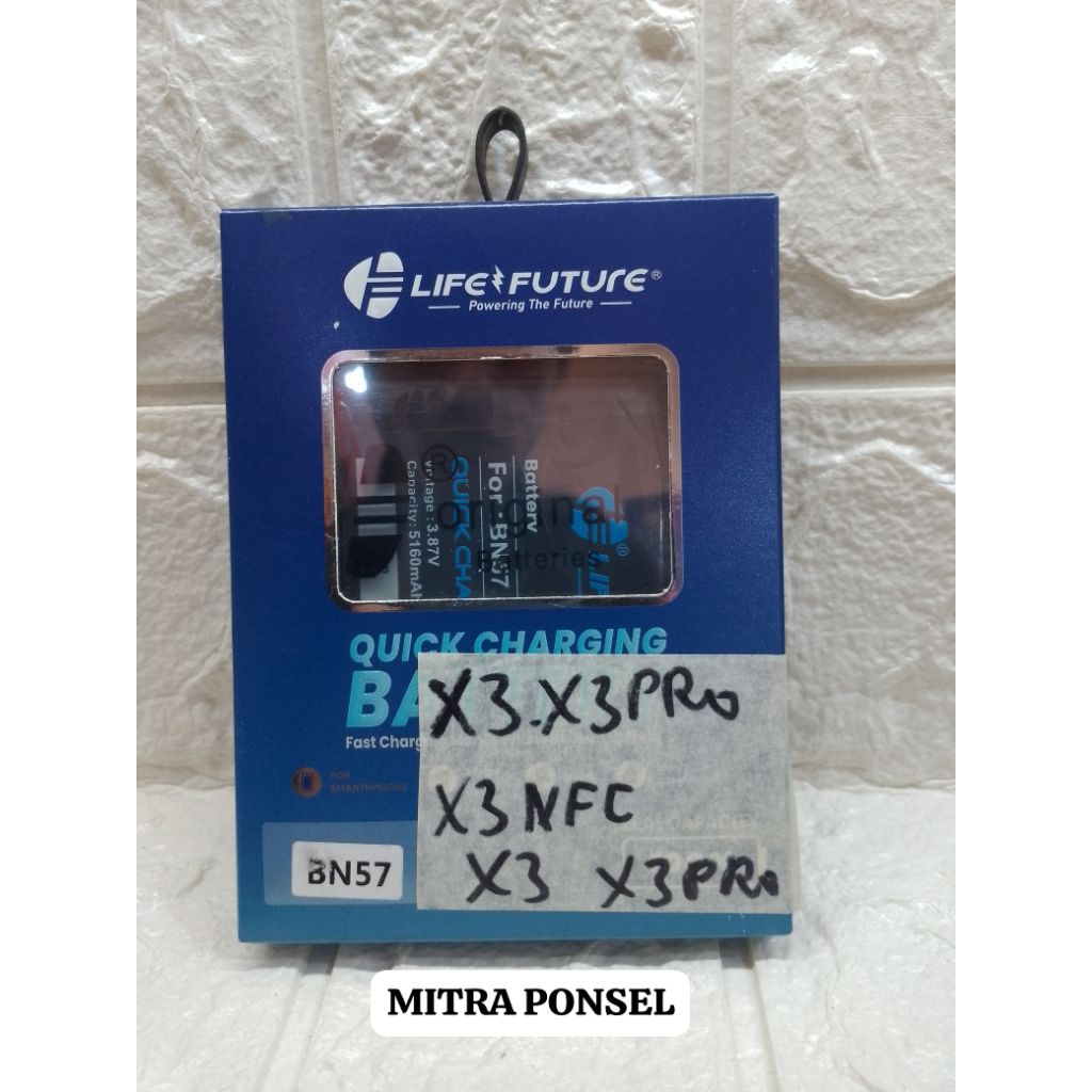 BATERAI LF/LIFE CUTURE - BN57 / XIAOMI POCO X3/ NFC / X3 PRO