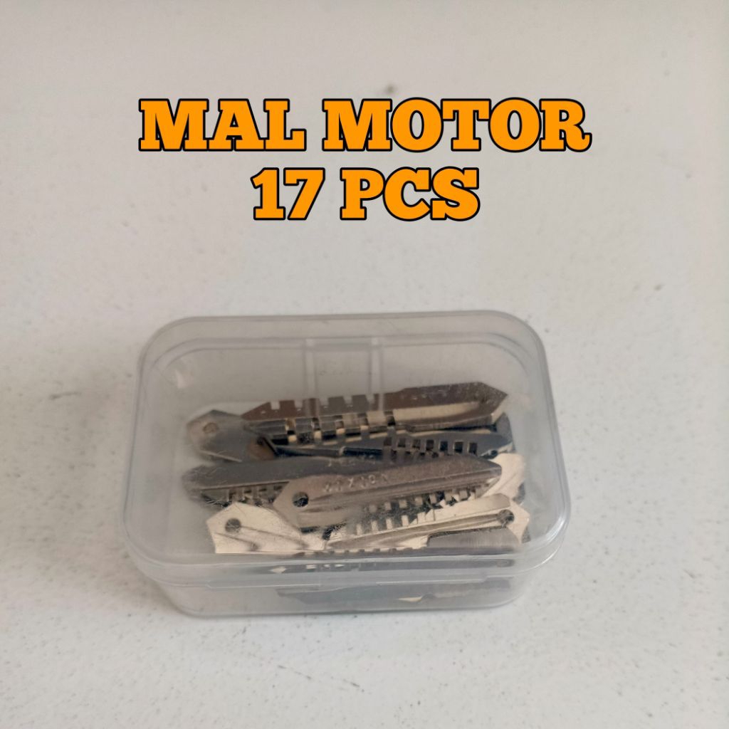 Mal kunci sepedah motor komplit 17 pcs