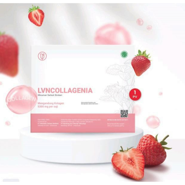 LVN Collagen Strawberry – Kolagen Premium untuk Kulit Cerah & Sehat Alami