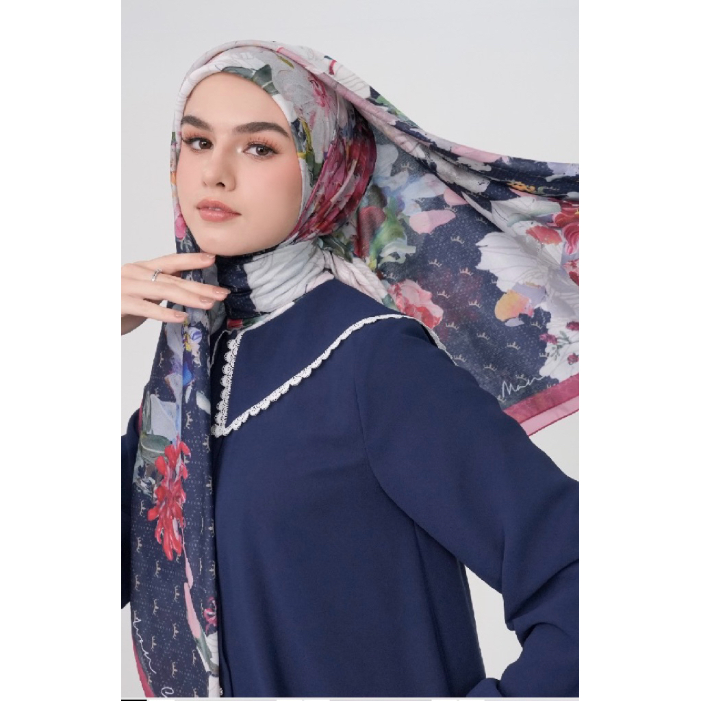 hijab mandjha ivan gunawan - floraline navy