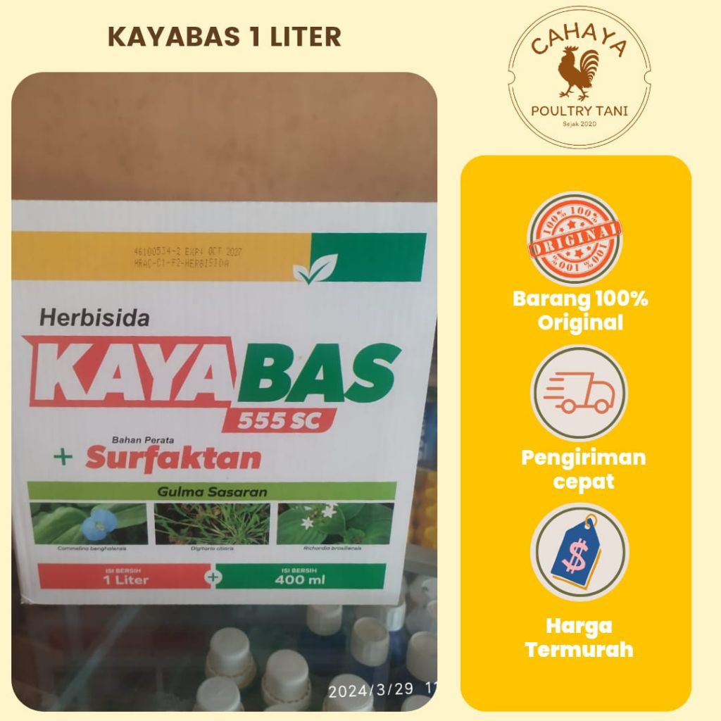 Herbisida Selektif KAYABAS 555 SC 1 LITER