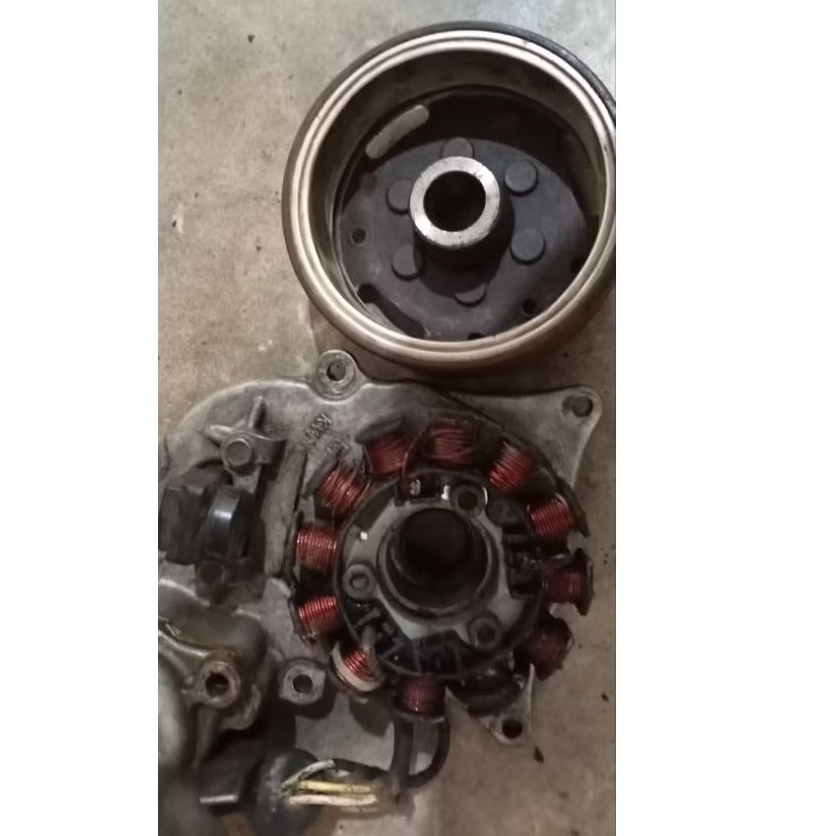 SPUL MAGNET SET PULSER VARIO KARBU 110 KVB ORI COPOTAN MOTOR SIAP PAKAI SUDAH DICOBA