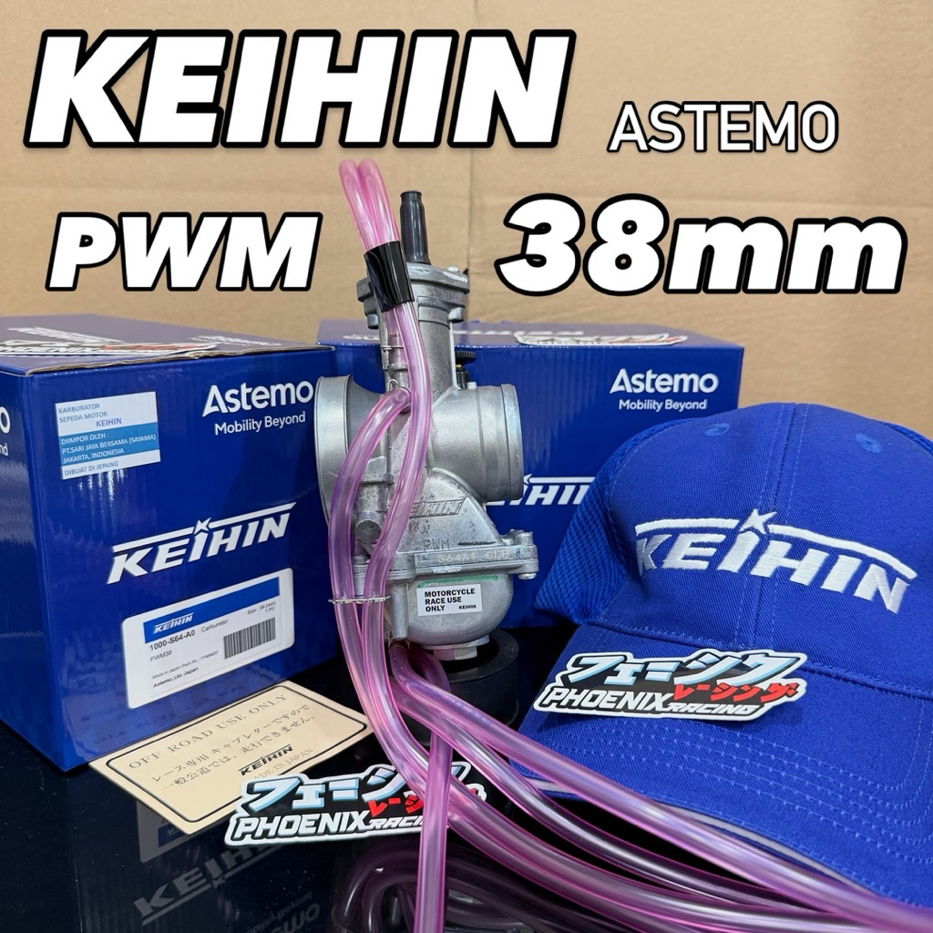 KEIHIN PWM 38 Karburator Keihin Astemo PWM 38mm ORIGINAL Karbu Keihin PWM-38mm Original Keihin Astem