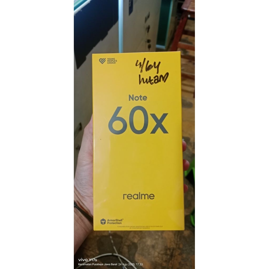 realmi note 60X ram 4/64 ram 4/128 garansi resmi 1 tahunn