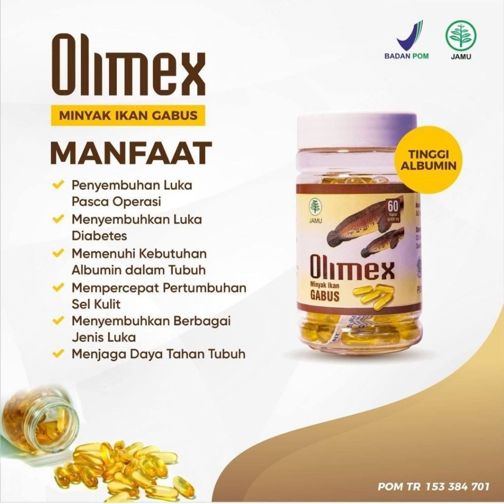 Olimex Minyak Ikan Gabus