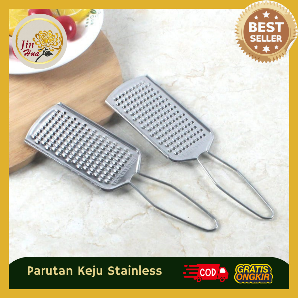 Parutan Stainless Steel / Parutan Keju Stainless / Parutan Keju Wortel Kentang Stainless Steel
