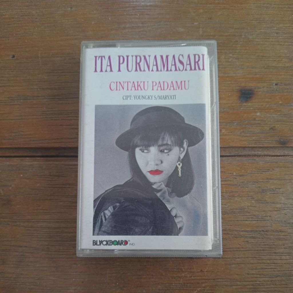 Kaset Ita Purnamasari Cintaku Padamu/blackboard records mulus