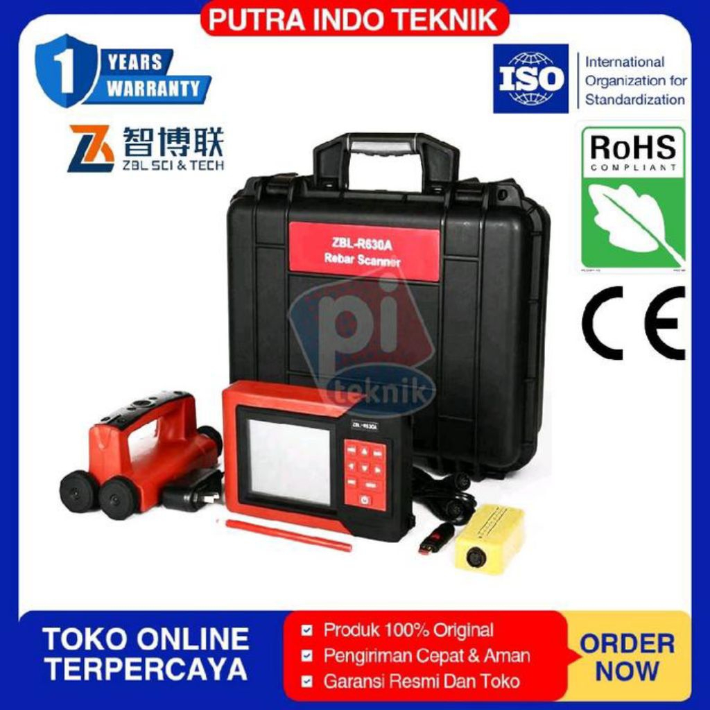 ZBL R630A Concrete Rebar Locator Scanner Detector ZBL