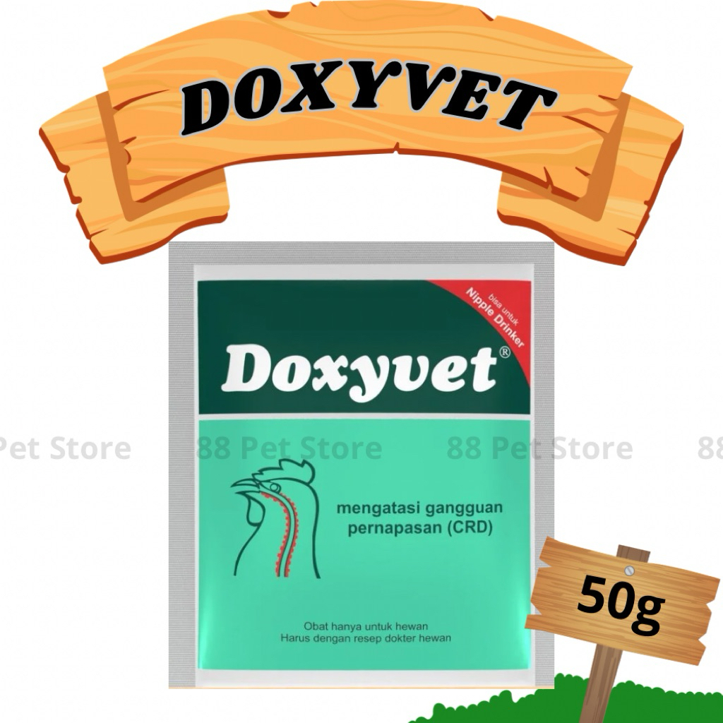 Medion Doxyvet 50 gr Obat Ngorok, Pilek ayam