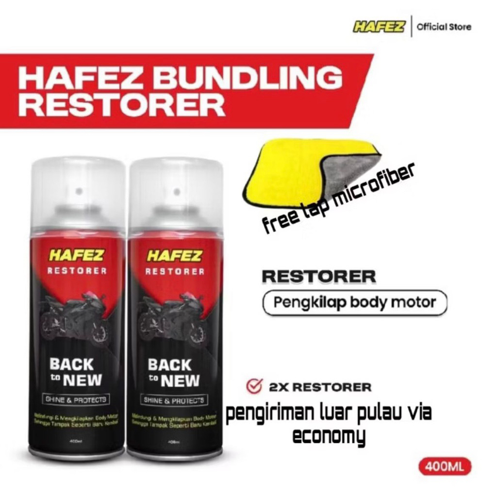 Hafez Restorer pengkilap body motor