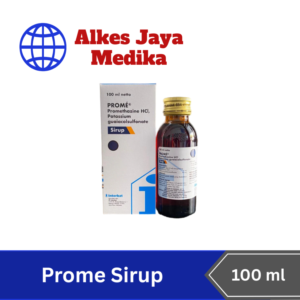 Prome Sirup 100 ml - Obat Batuk Alergi