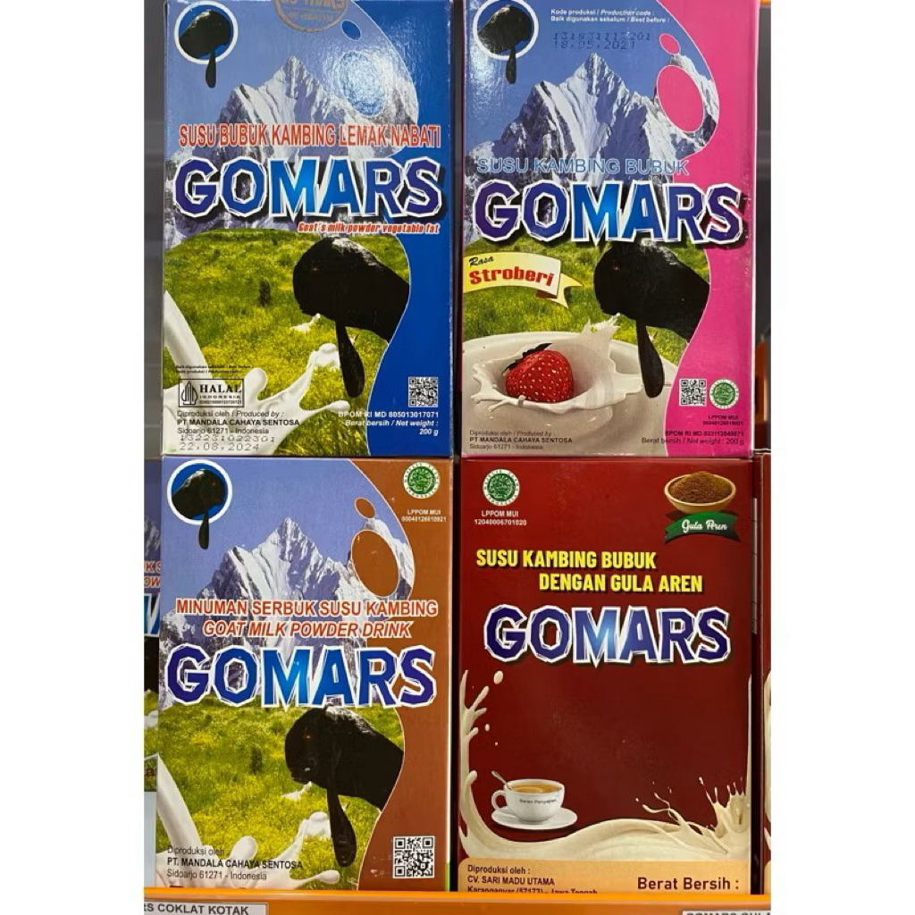 GOMARS Susu Kambing Gomars 200g Susu Kambing Etawa Gomars Original Bpom