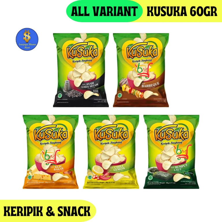 Kusuka Singkong All Variant-Camilan Snack Kusuka All Variant