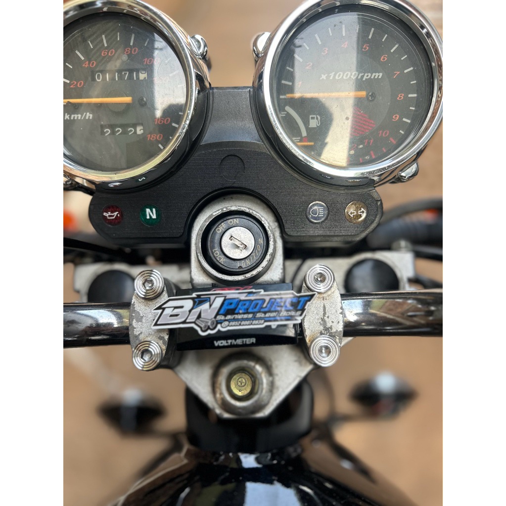 Baut L Raiser Stainless Drat 12/Baut 12 Raiser Vixion,Scorpio,Ninja,Cb150R,Rxking,Rxz satu set (4 pc