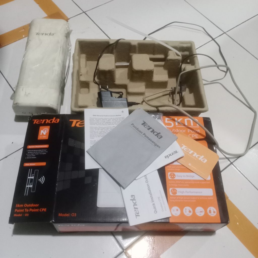 tenda 03 v3 bekas/preloved