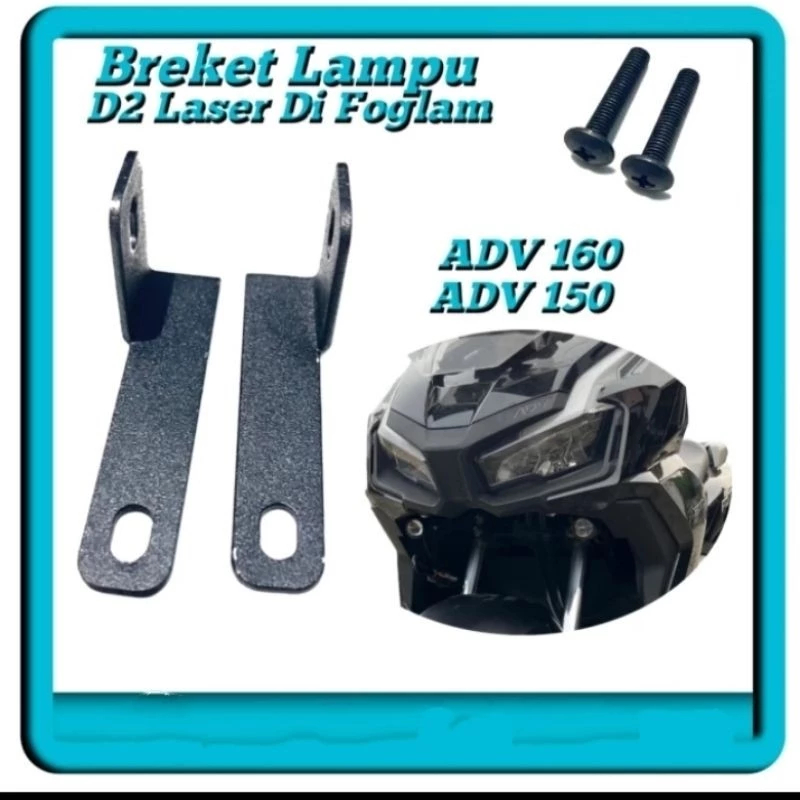 Bracket Lampu Tembak D2 Laser ADV 160 / Bracket Lampu Tembak Honda ADV 160 2022