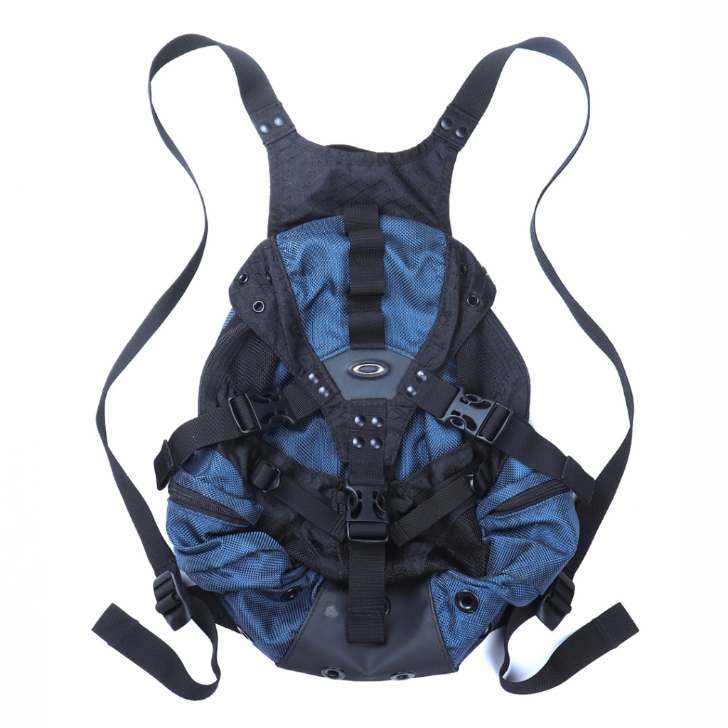 Oakley Icon Mini Backpack 2.0 Blue Black - Y2K Bag | Vintage