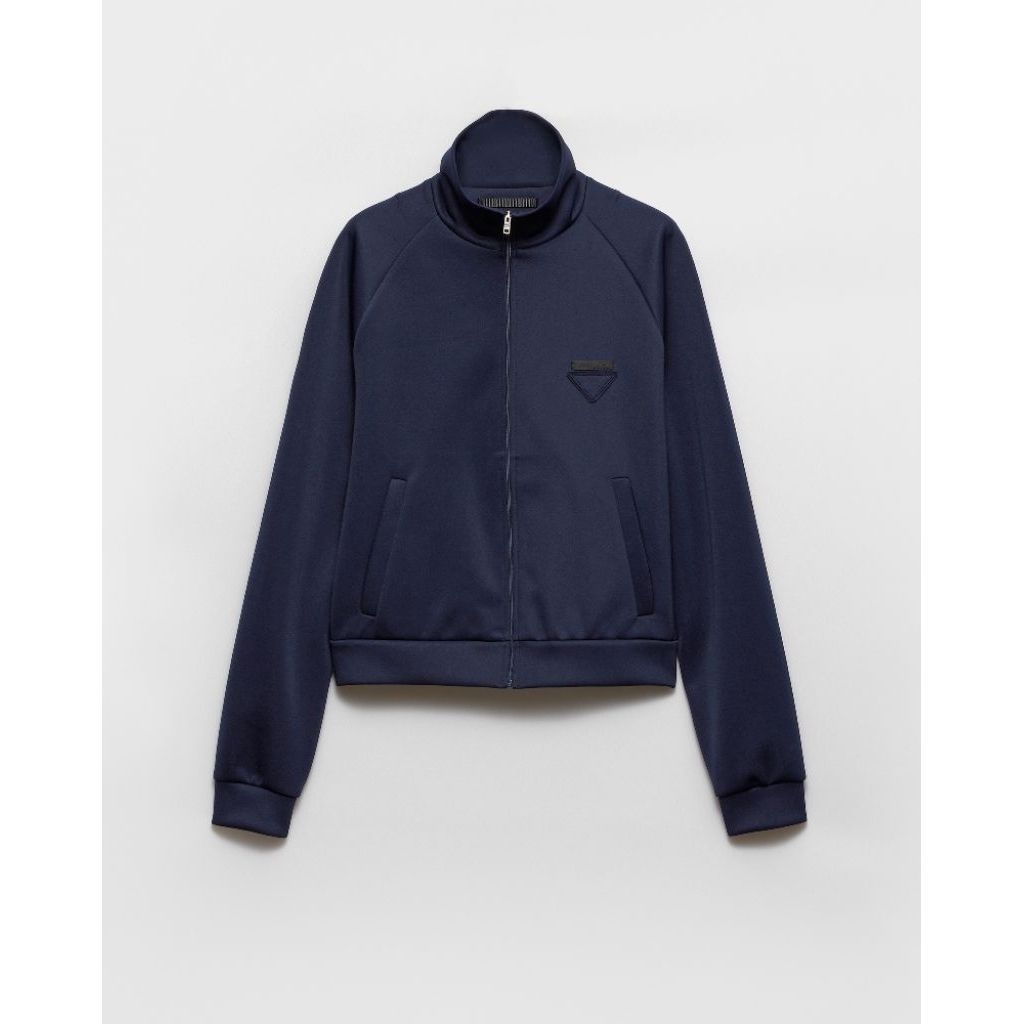 Prada Zippered Technical Fabric Jacket