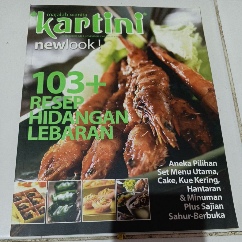 Majalah Kartini 103 resep hidangan lebaran