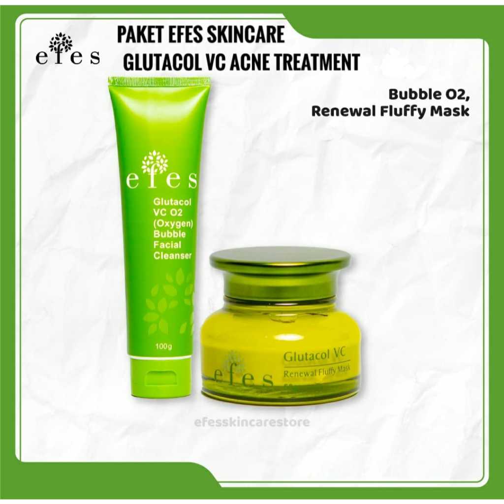 Paket Efes Skincare Glutacol VC Acne Treatment