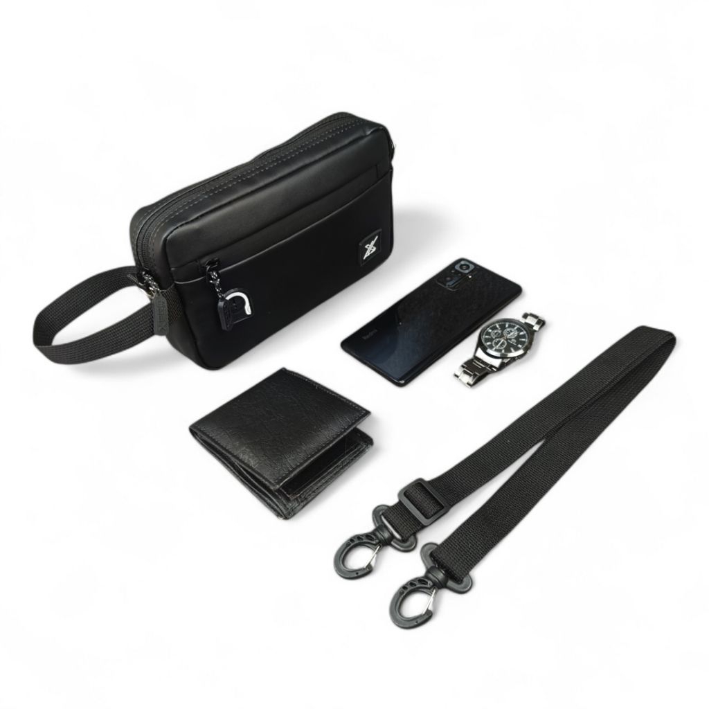 Best Seller` Handbag Original X-Pro Clutch Pria Kulit Sintetis Handbag Pria Kulit Sintetis Original