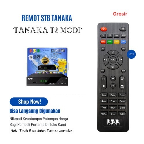 Remot Remote STB Tanaka T2 Modi / Remot Multi STB DVBT2 Original