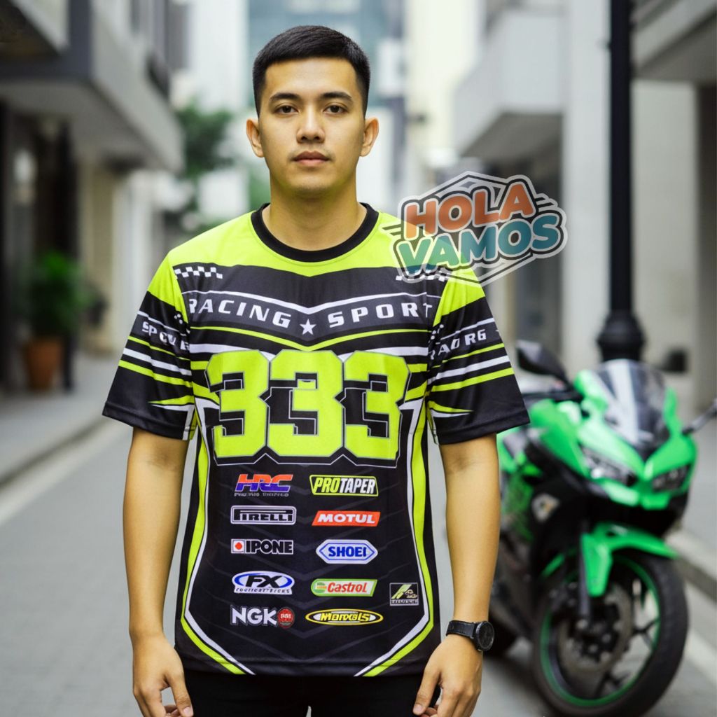 Baju Jersey Balap Pria / Kaos Racing Lengan Pendek (BRC-01)