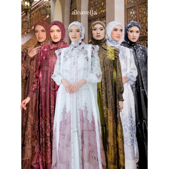 Alcavella - Mahira Dress SetHijab | Dress Wanita | Dress Muslim | Gamis Muslim terbaru Alcavella
