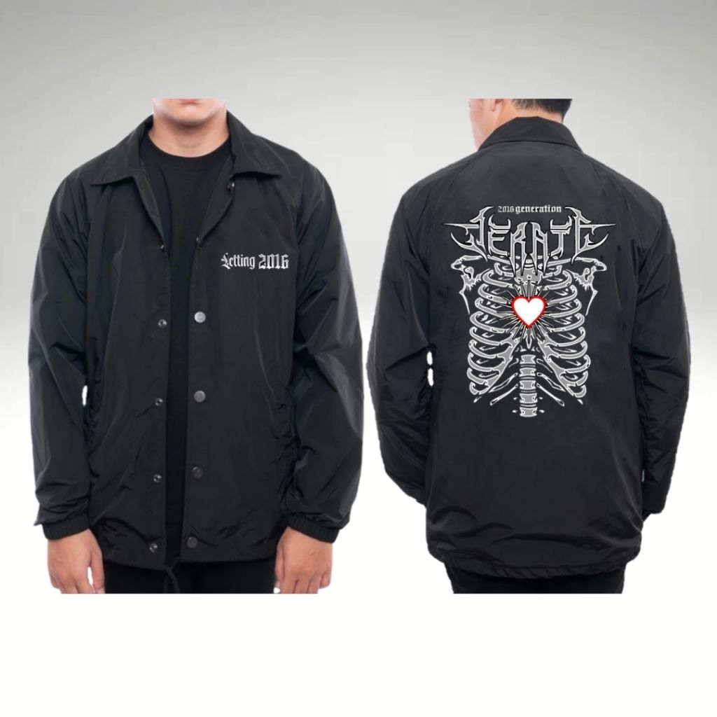 (Kode A) Jaket Coach PSHT Leting 2016 Generation