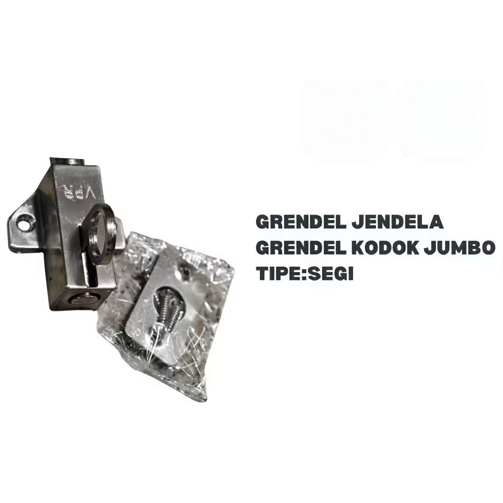 Grendel Kodok Jumbo Segi Nikel