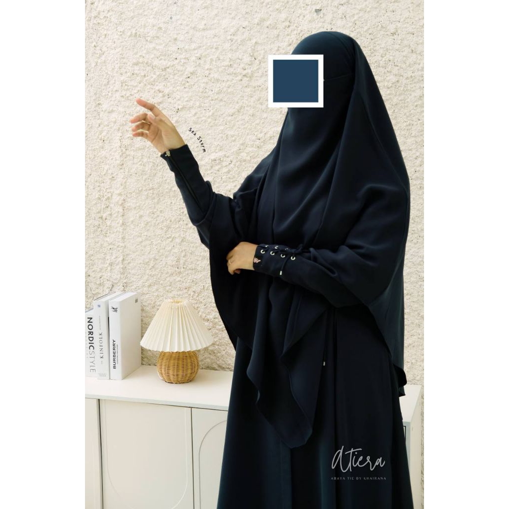 Gamis Dark Series Sea Storm Mazen by Sultan Khairana Muslim Wear Gamis Abiera Series Mazen by Sultan