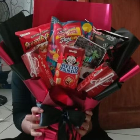 buket makanan, buket