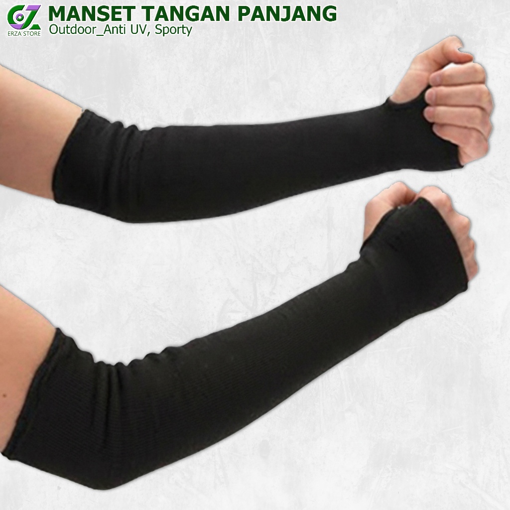 Arm Sleeve Manset Tangan Panjang Olahraga | Mangset Tangan Pria | Deker Tangan Volly Pria