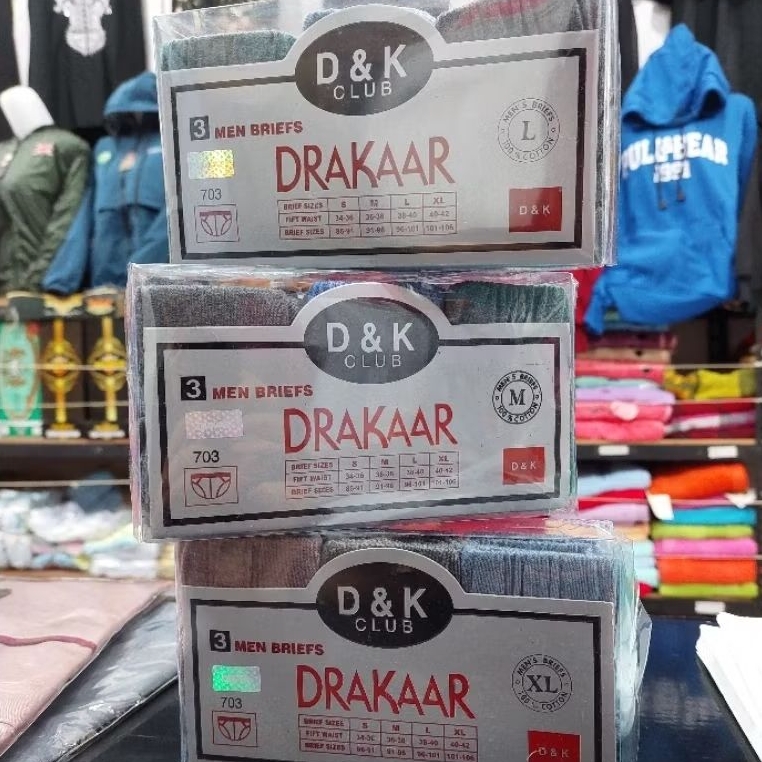celana dalam pria dewasa dan tanggung drakar