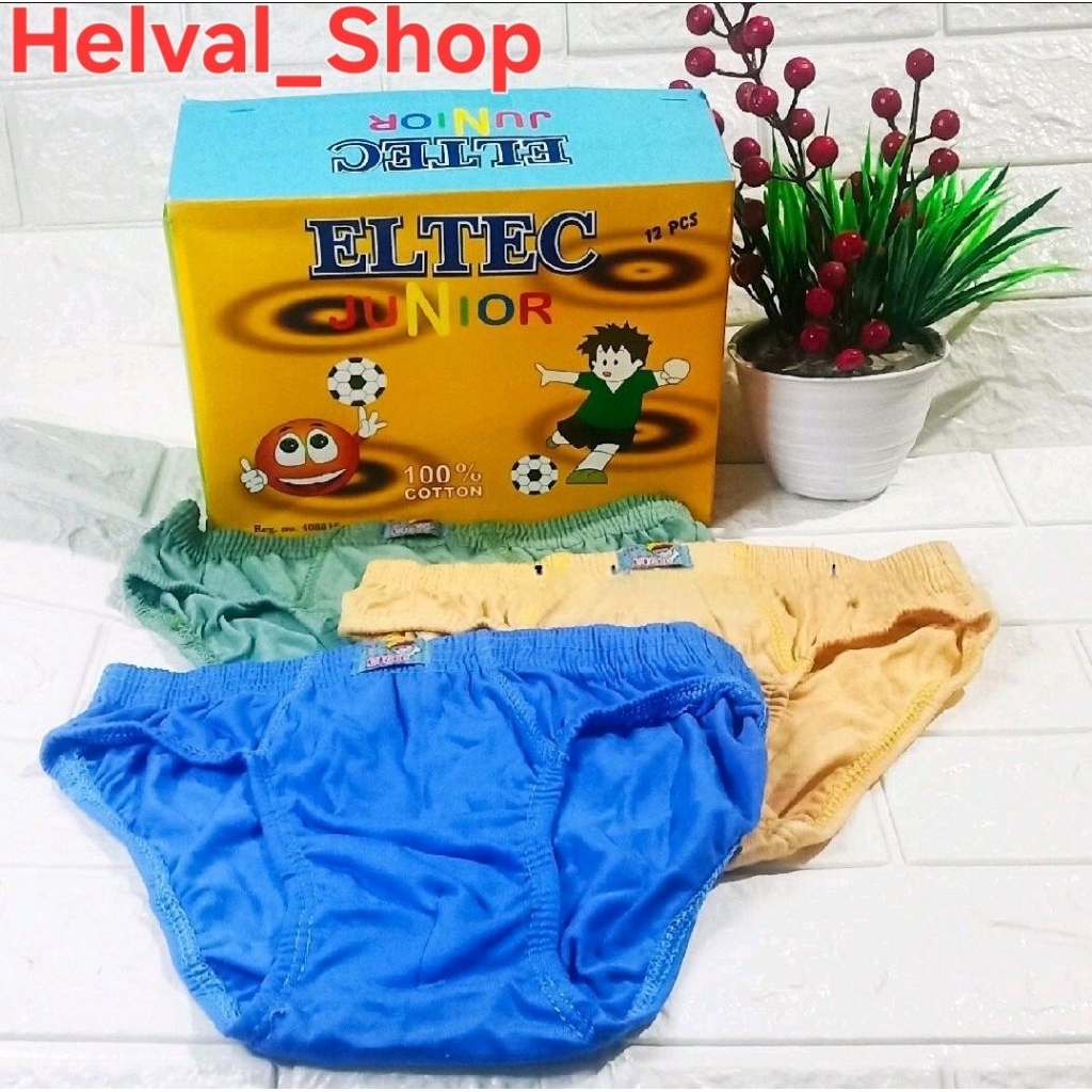 ( CD.64 ) Celana Dalam Anak ELTEC Junior (3 Pcs) 26 28 30