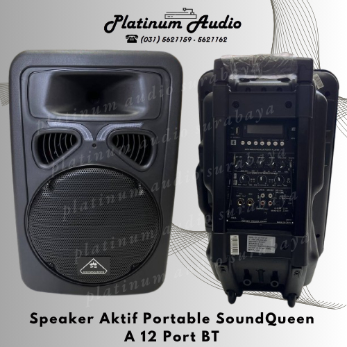 Speaker Aktif Portable SoundQueen A 12 Port BT