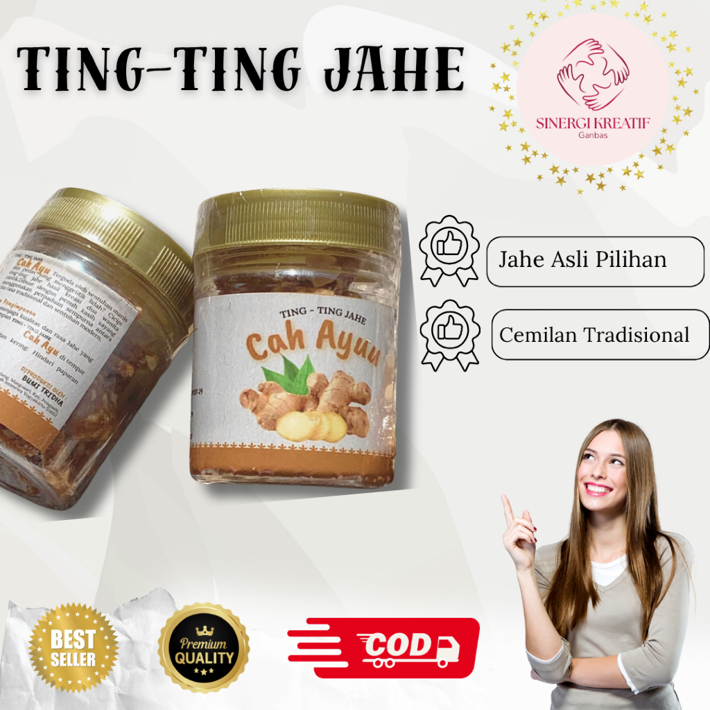 Ting Ting Jahe mix (Jahe, kacang, wijen)